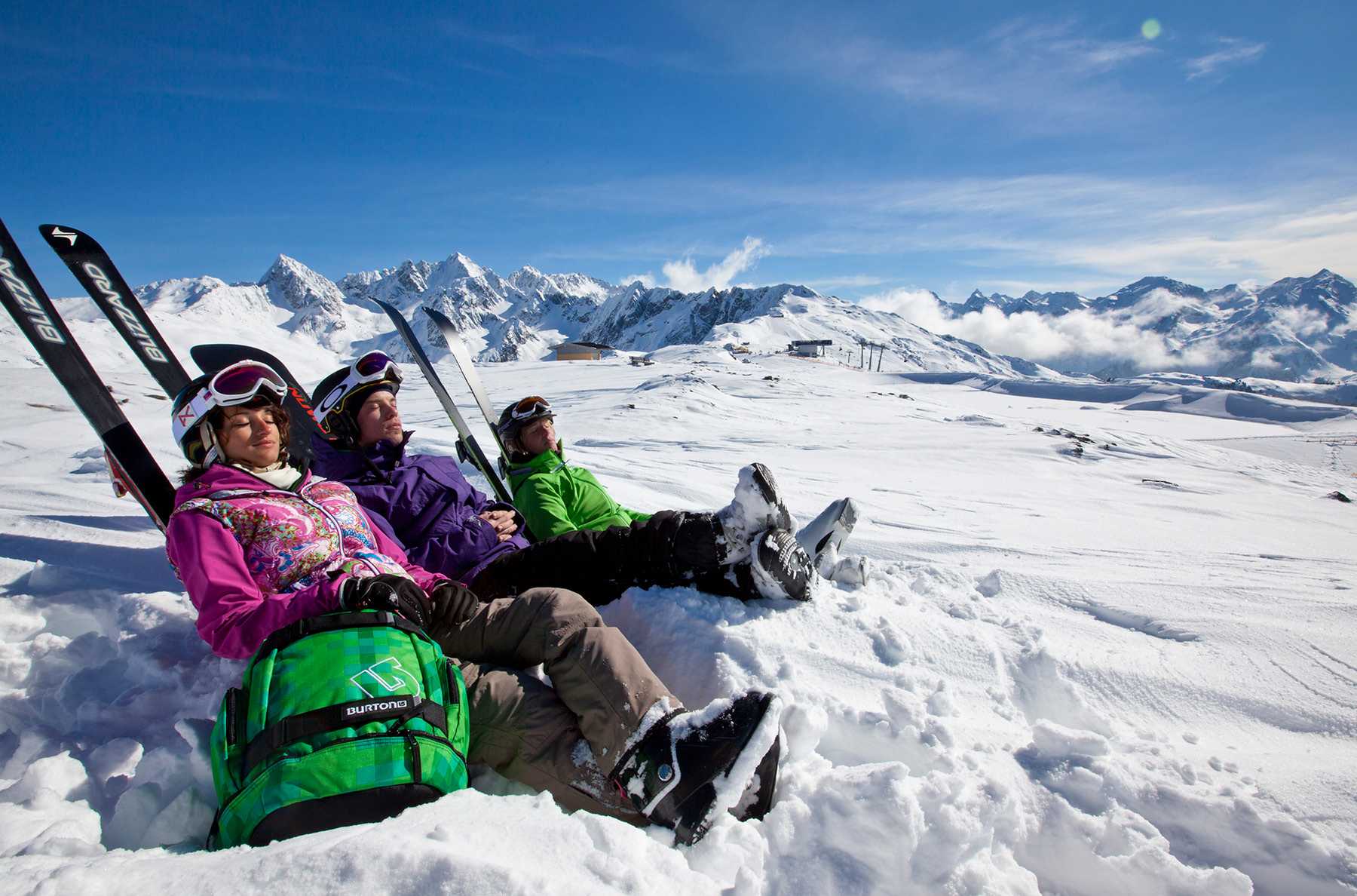 Entspannen im Schnee