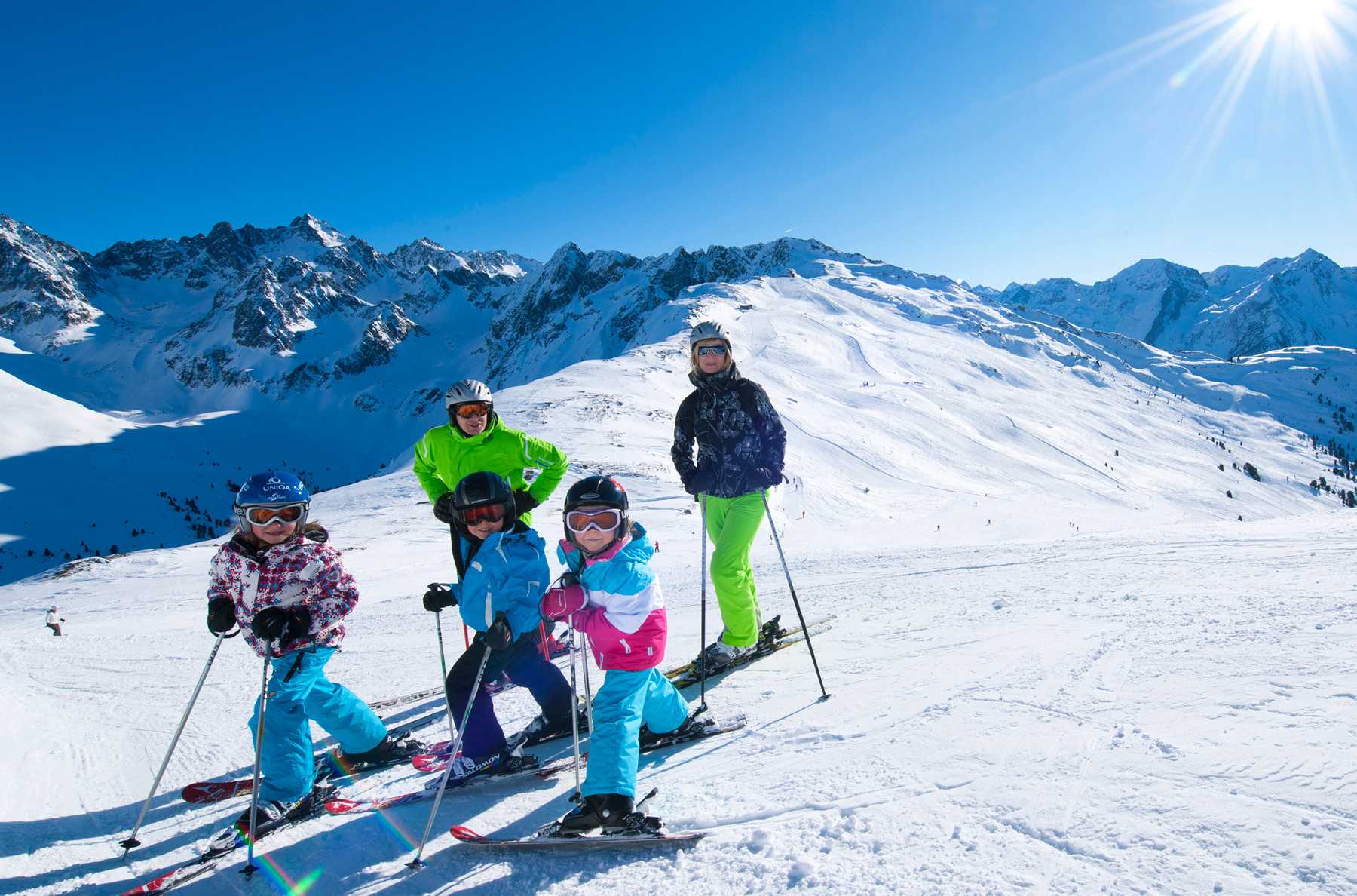 Skitag mit der Familie