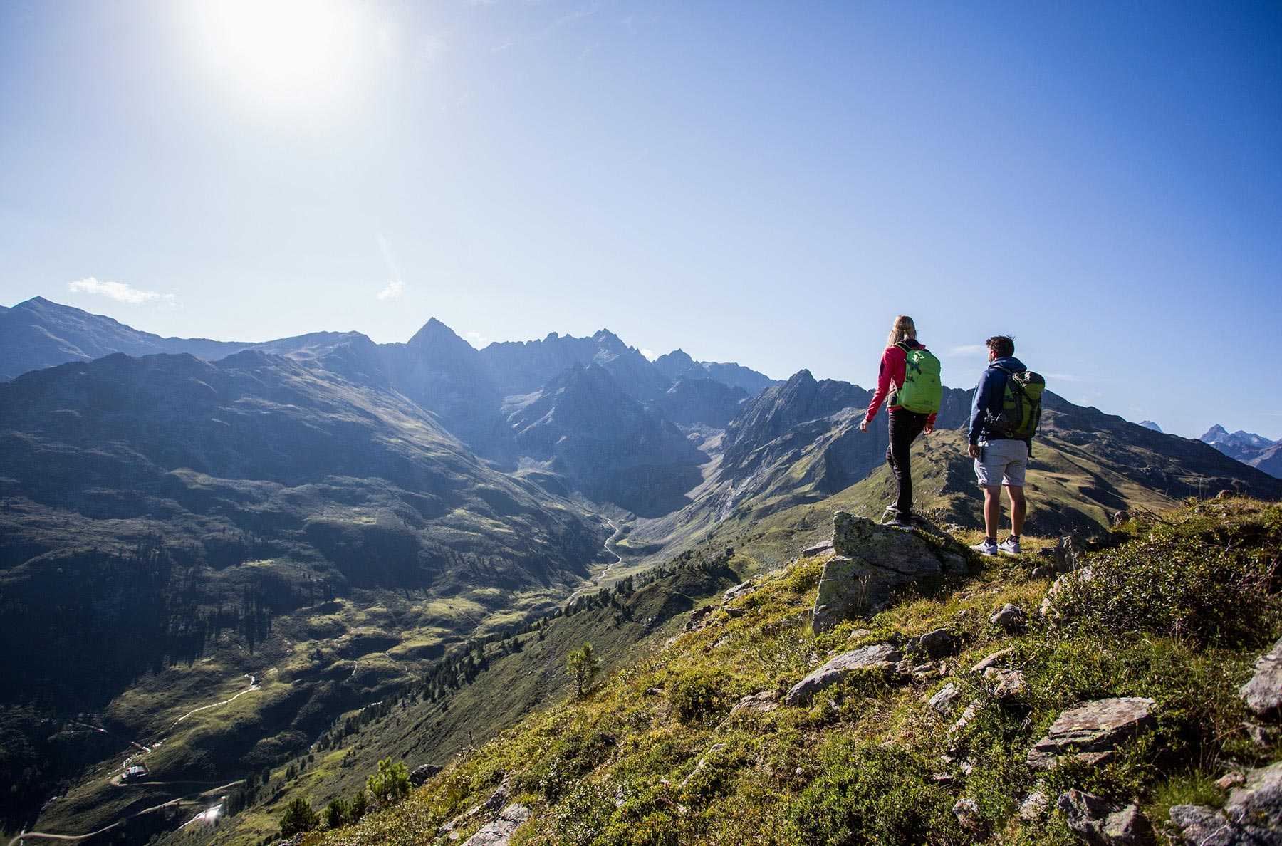 Alpine Wanderung im Pitztal